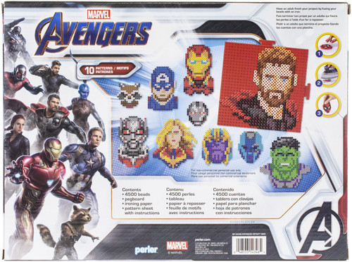 Perler Deluxe Fused Bead Kit-Avengers 80-54346