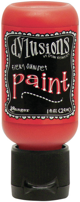 Dylusions Acrylic Paint 1oz-Fiery Sunset - DYQ-70474 - 789541070474