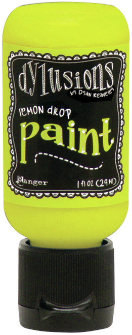 Dylusions Acrylic Paint 1oz-Lemon Drop - DYQ-70528 - 789541070528