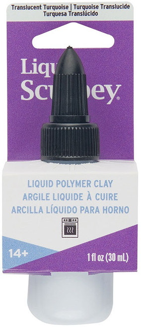Sculpey Liquid 1oz-Translucent Turquoise ALS-3505