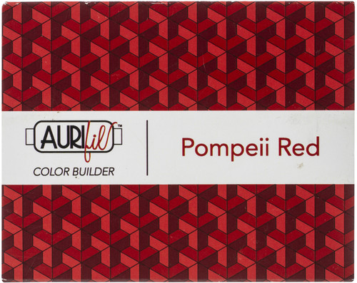 Aurifil 50wt Cotton Color Builder Thread Collection-Pompeii Red AC50CP3-002 - 80572521192598057252119259