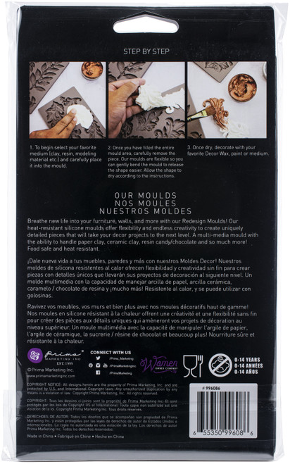 Prima Marketing Re-Design Mould 5"X8"X8mm-Montmartre Corners - 996086 Prima Marketing Re-Design Mould 5"X8"X8mm-Montmartre Corners - 996086