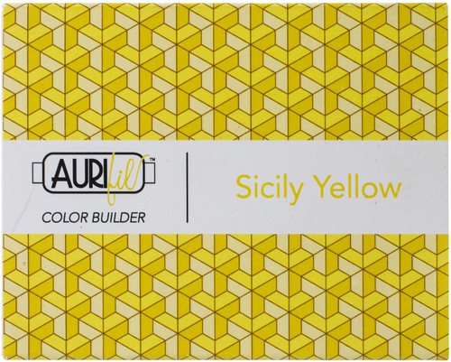 Aurifil 50wt Cotton Color Builder Thread Collection-Sicily Yellow AC50CP3-004 - 8057252119273