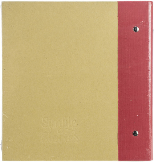 Simple Stories Sn@p! Binder 6"X8"-Red - SNAP6X8-10733 Simple Stories Sn@p! Binder 6"X8"-Red - SNAP6X8-10733