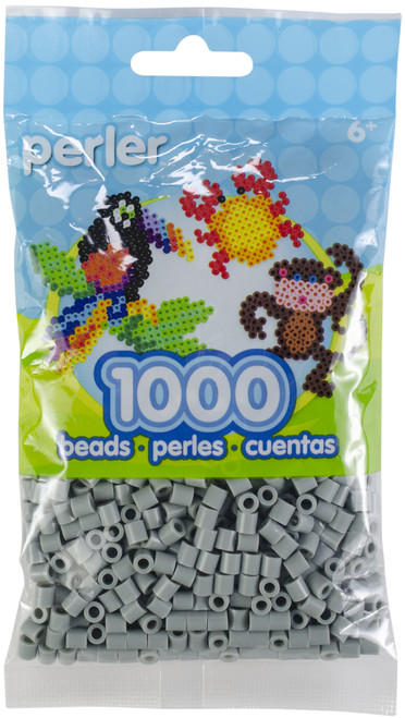 Perler Beads 1,000/Pkg-Pewter PBB80-19-206 - 048533152063