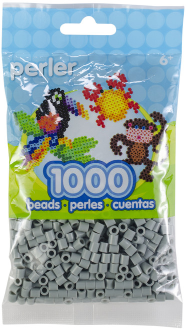 Perler Beads 1,000/Pkg-Pewter - PBB80-19-206 - 048533152063