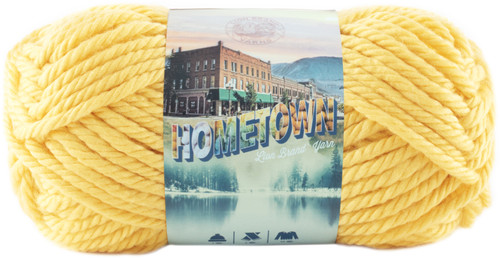 Lion Brand Hometown Yarn-Pittsburgh Yellow - 135-158 - 023032001067