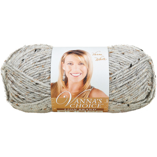 Lion Brand Vanna's Choice Yarn-Grey Marble 860-401 - 023032864013