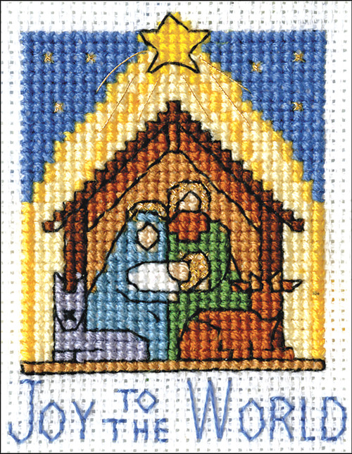 Design Works Counted Cross Stitch Kit 2"X3"-Nativity (14 Count) DW527 - 021465005270