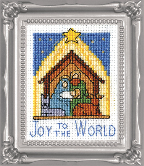 Design Works Counted Cross Stitch Kit 2"X3"-Nativity (14 Count) - DW527