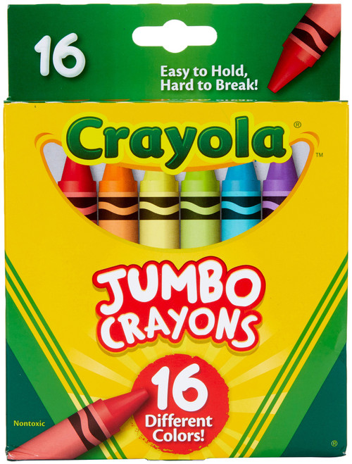 Crayola Jumbo Crayons-16/Pkg 52-0390 - 071662103903