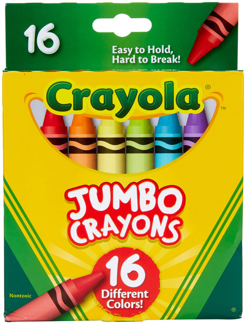 Crayola Jumbo Crayons-16/Pkg -52-0390 - 071662103903