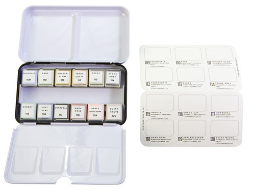 Prima Watercolor Confections Watercolor Pans 12/Pkg-Vintage Pastel 636722