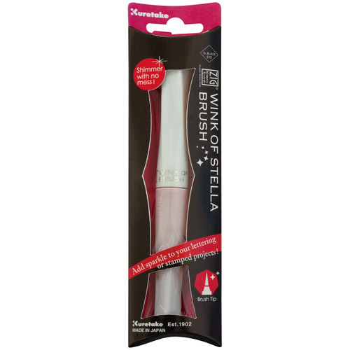 3 Pack - Zig Memory System Wink Of Stella Brush Glitter Marker-Glitter Black - MS-56-10 - 4901427313062