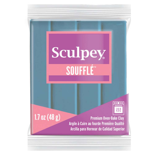 Sculpey Souffle Clay 1.7oz-Bluestone - SU6-6003 Sculpey Souffle Clay 1.7oz-Bluestone - SU6-6003