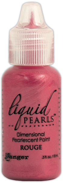 Ranger Liquid Pearls Dimensional Pearlescent Paint .5oz-Rouge - LPL-28222 - 789541028222