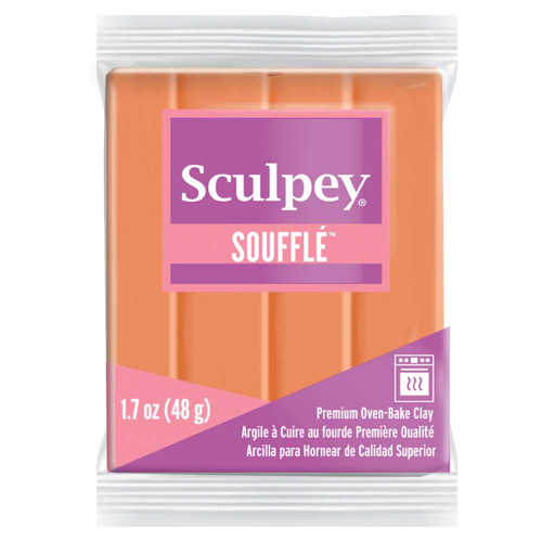 Sculpey Souffle Clay 1.7oz-Pumpkin - SU6-6033