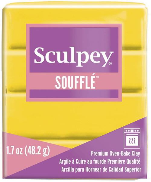 Sculpey Souffle Clay 1.7oz-Canary SU6-6072 - 715891607282