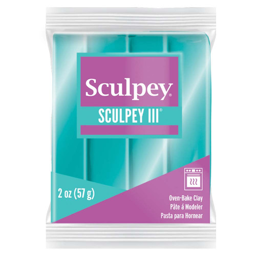 Sculpey III Oven-Bake Clay 2oz-Teal Pearl - S302-538 - 715891115381