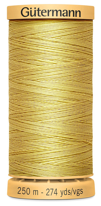 5 Pack - Gutermann Natural Cotton Thread 273yd-Yellow - 251C-1600 - 077780011830