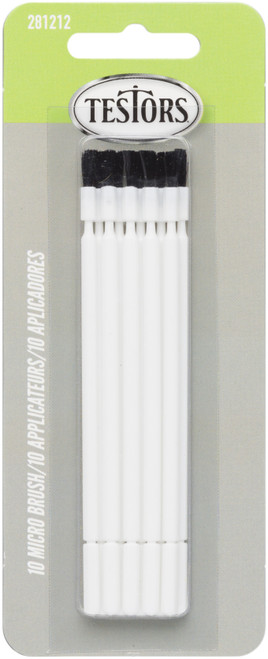 Testors Micro Brush Set 10/Pkg- - 281212 - 020066248567
