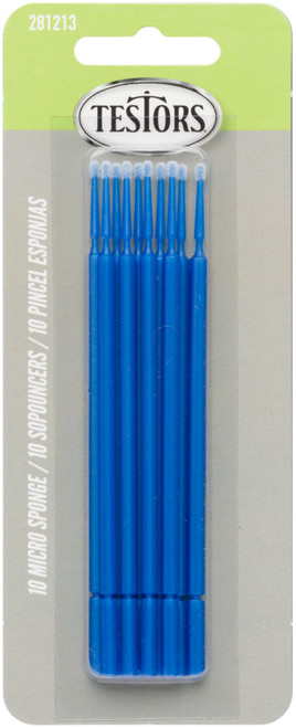 Testors Micro Sponge Set 10/Pkg- - 281213 - 020066248574