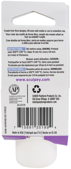 Sculpey Liquid 1oz-Clear - ALS-3519 Sculpey Liquid 1oz-Clear - ALS-3519