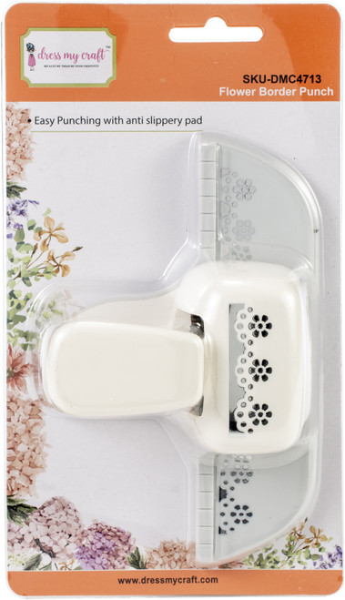 Dress My Craft Paper Punch-Flower Border Punch - DMCT4713 - 194186001002