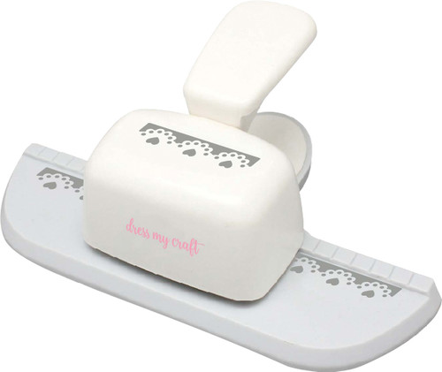 Dress My Craft Paper Punch-Dotted Heart Border Punch DMCT4746