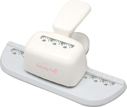 Dress My Craft Paper Punch-Dotted Heart Border Punch - DMCT4746