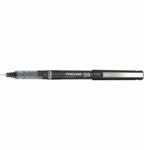 12 Pack Pilot Precise V5 Premium Roller Pen X-Fine Open Stock-Capped, Black -3533-4 - 072838353344