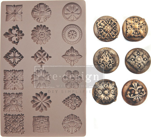 Prima Marketing Re-Design Mould 5"X8"X8mm-Curio Trinkets - MOULD-8856 Prima Marketing Re-Design Mould 5"X8"X8mm-Curio Trinkets - MOULD-8856