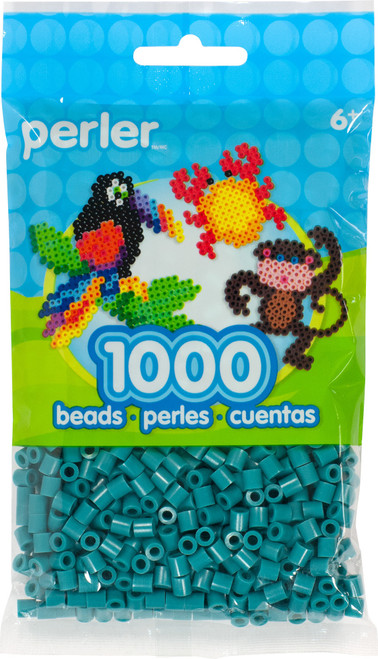 Perler Beads 1,000/Pkg-Teal - PBB80-19-15218 - 048533152186