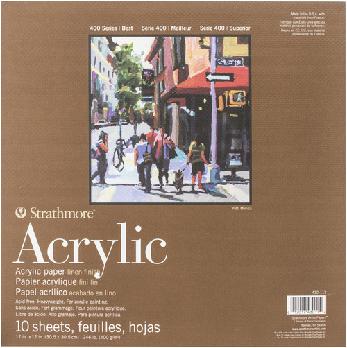 Strathmore Acrylic Paper Pad 9x12 10 Sheets