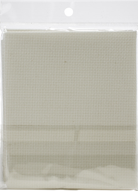 Design Works Gold Quality Aida 18 Count 15"X18"-White - DW3510