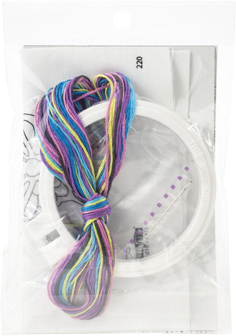 Design Works Punch Needle Kit 3.5" Round-Butterfly - DW220 Design Works Punch Needle Kit 3.5" Round-Butterfly - DW220