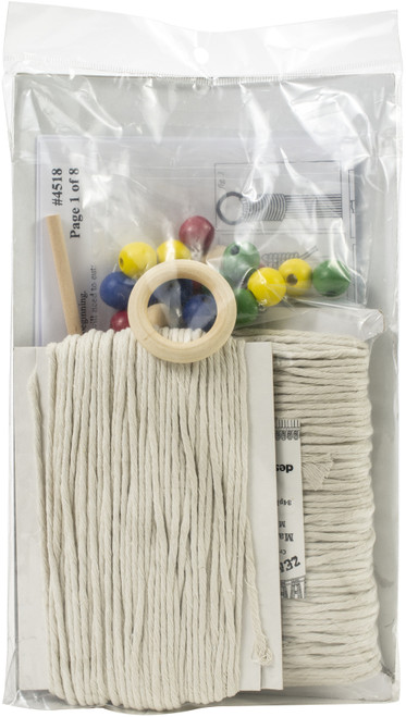 Design Works/Zenbroidery Macrame Wall Hanging Kit 33" Long-Plant Hangers Set Of 2 DW4518