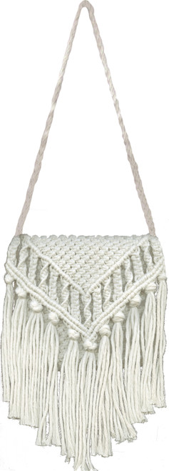 Design Works/Zenbroidery Macrame Purse Kit 7"X8"- - DW4456