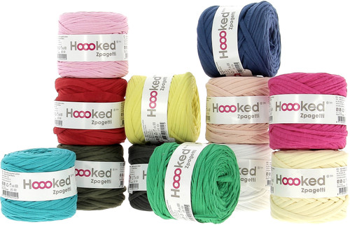 Hoooked Baby Zpagetti Yarn Set 12/Skeins-Unimix - ZP003-UNIMX