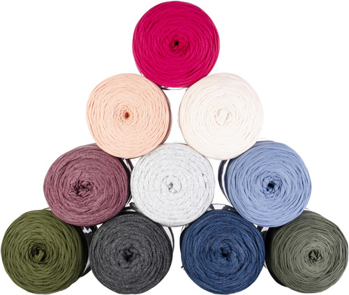 Hoooked Zpagetti Yarn Set 10/Skeins-Funimix-Solid Colored Yarn - ZP001-FUN - 87185039408858718503940885