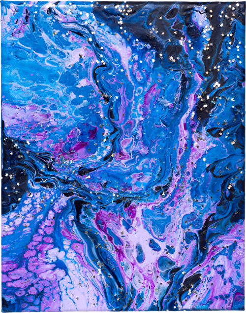 American Crafts Color Pour Glitter Mix-In Kit 4/Pkg-Galaxy Surge - 348485