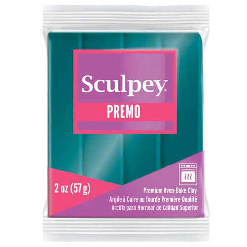 Sculpey Premo Premium Oven-Bake Clay 2oz-Peacock Pearl PE022-5038