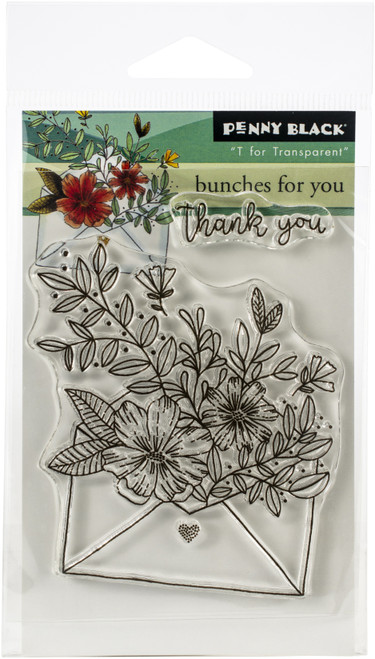 Penny Black Clear Stamps-Bunches For You 3"X4" PB30570 - 759668305704