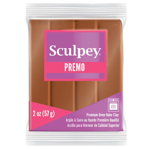 Sculpey Premo Premium Oven-Bake Clay 2oz-Copper - PE022-5067 Sculpey Premo Premium Oven-Bake Clay 2oz-Copper - PE022-5067