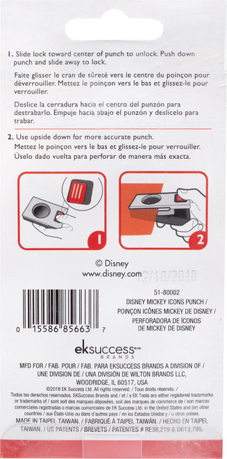 EK Success Disney Confetti Punch-Mickey Ears 5180002