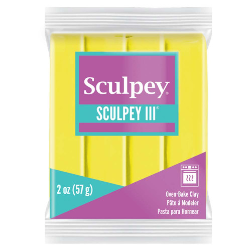 Sculpey III Oven-Bake Clay 2oz-Lemonade S302-1150 - 715891111505