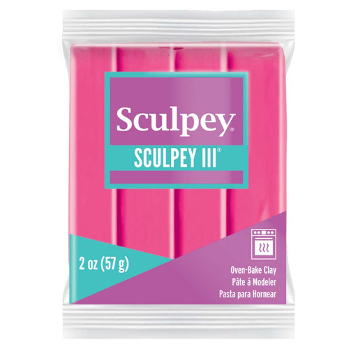 Sculpey III Oven-Bake Clay 2oz-Candy Pink S302-1142 - 715891111420