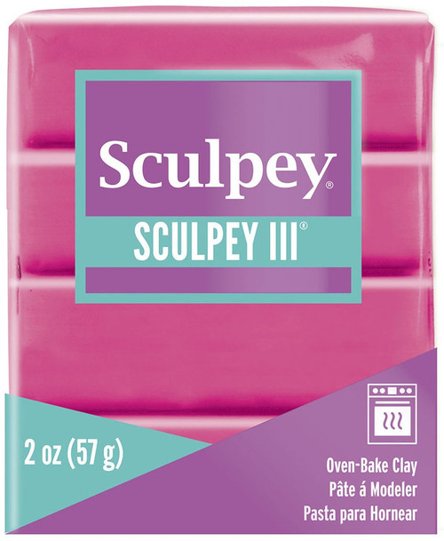 Sculpey III Oven-Bake Clay 2oz-Candy Pink - S302-1142