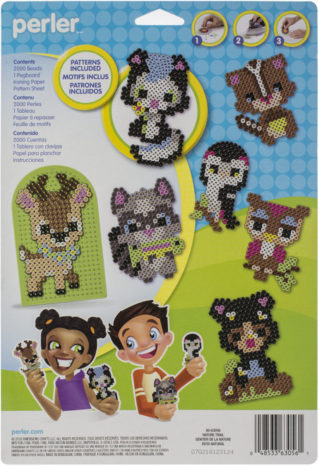 Perler Fused Bead Activity Kit-Forest Friends Arch 80-63056