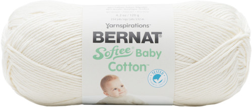 Bernat Softee Baby Cotton Yarn-Cotton 166052-52001 - 057355402904